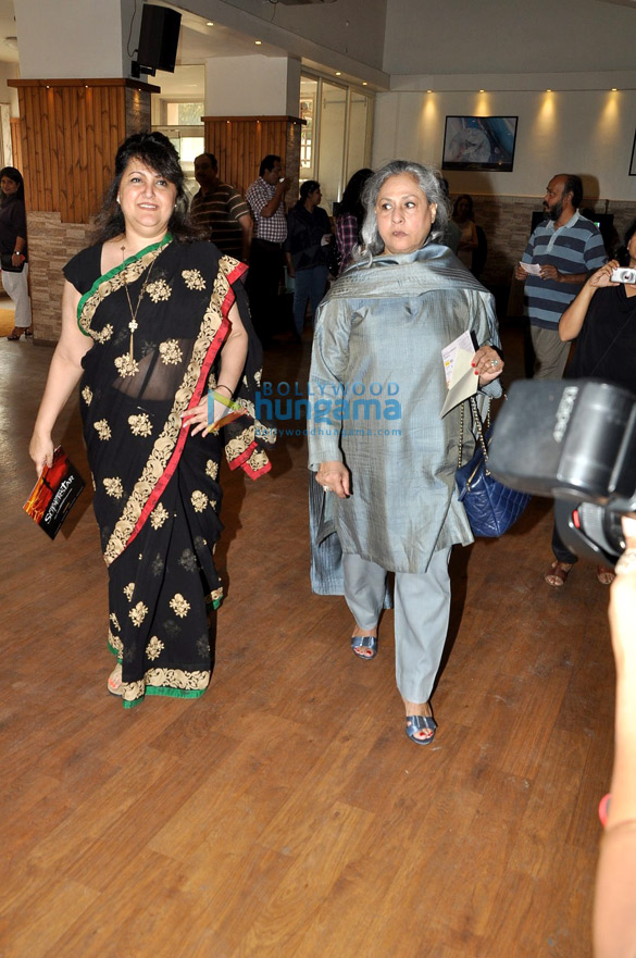 jaya bachchan snapped at the screening of jesus christ superstar 2