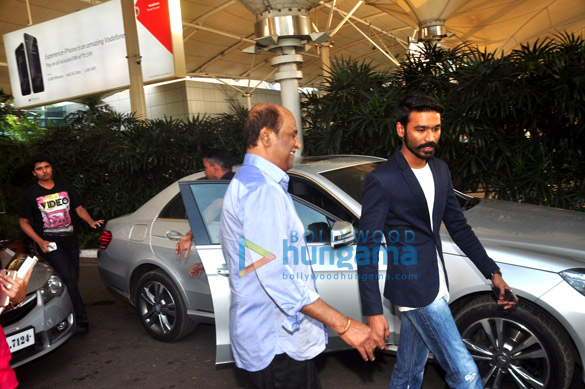 rajinikanth dhanush snapped at the airport 10