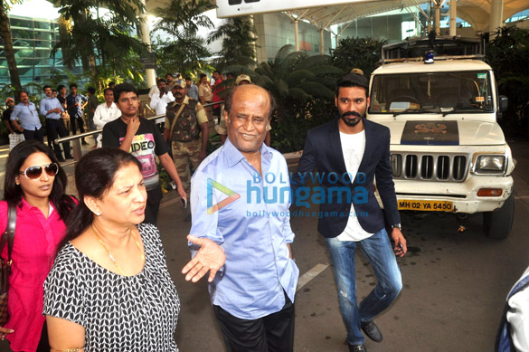 rajinikanth dhanush snapped at the airport 4