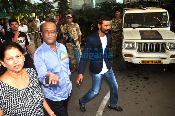 rajinikanth dhanush snapped at the airport 3