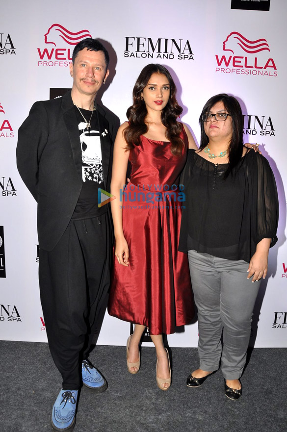 aditi rao hydari launches femina salon and spa magazine cover 8