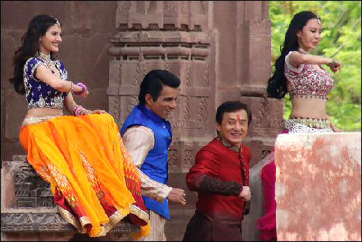check out jackie chan dances in bollywood style for kung fu yoga 3