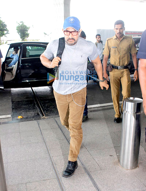 Aamir Khan departs for final shoot of ‘Dangal’ in Punjab