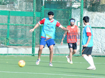 Aditya Roy Kapur snapped at football practise