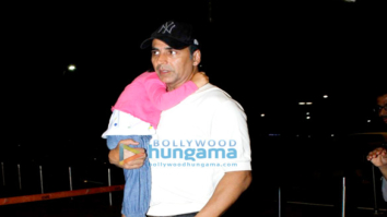 Akshay Kumar snapped at the airport departing for family holidays