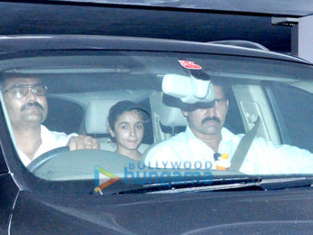 Alia Bhatt snapped after a meeting at Karan Johar's office