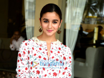 Alia Bhatt snapped post media interactions at JW Marriott
