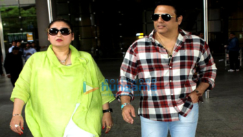 Govinda & Brendan Fraser snapped at the Mumbai airport