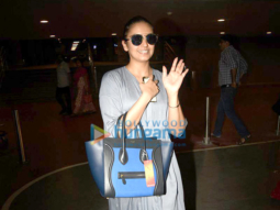 Huma Qureshi snapped at the international airport