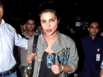 Priyanka Chopra snapped at the Mumbai international airport