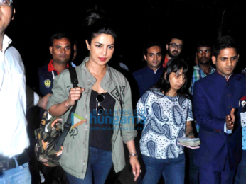 Priyanka Chopra snapped at the Mumbai international airport