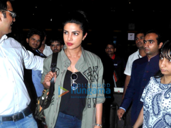 Priyanka Chopra snapped at the Mumbai international airport