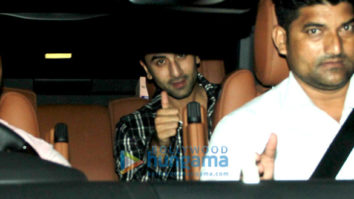 Ranbir Kapoor, Karan Johar & Ayan Mukerji snapped post get-together at Aamir Khan’s house