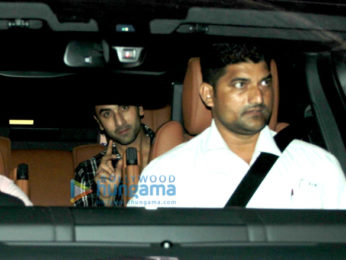 Ranbir Kapoor, Karan Johar & Ayan Mukerji snapped post get-together at Aamir Khan's house