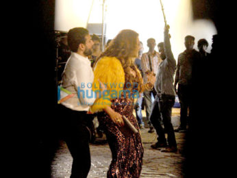 Saif Ali Khan shoots for an untitled movie in Bandra