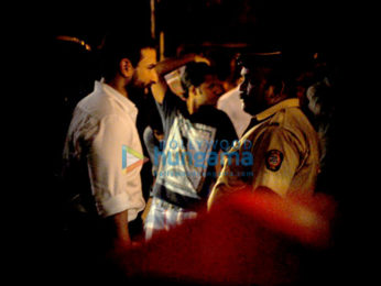 Saif Ali Khan shoots for an untitled movie in Bandra