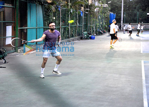 saif snapped playing tennis ibrahim sara 3