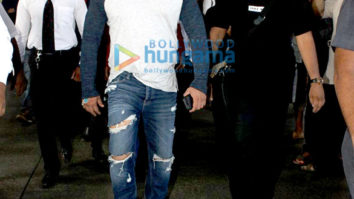 Salman Khan & Lulia Vantur arrive after shooting for ‘Sultan’ in Budapest