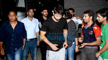 Shahid Kapoor & Kunal Rawal snapped at an AD shoot