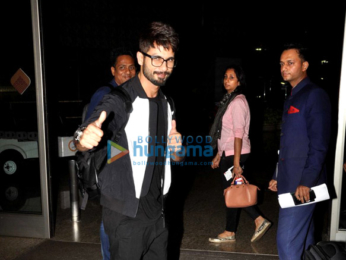 Shahid Kapoor, Neil Nitin Mukesh & Gulshan Grover depart for IIFA 2016