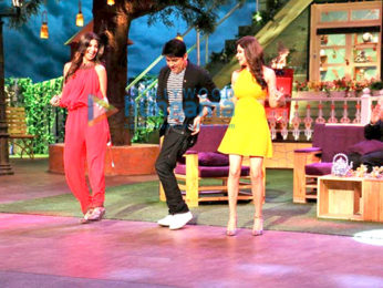 Shilpa Shetty gets a pleasant surprise from her husband on the sets of The Kapil Sharma Show