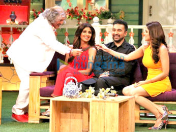 Shilpa Shetty gets a pleasant surprise from her husband on the sets of The Kapil Sharma Show