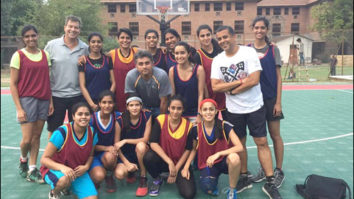 Shraddha Kapoor and Arjun Kapoor play basketball on Half Girlfriend set