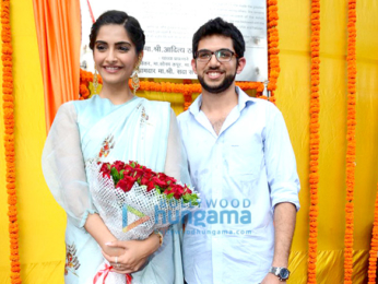 Sonam Kapoor & Aditya Thackeray inaugurate the Neerja Bhanot memorial