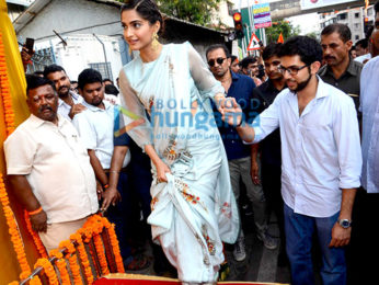 Sonam Kapoor & Aditya Thackeray inaugurate the Neerja Bhanot memorial