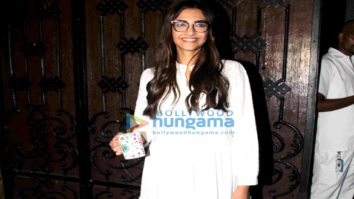 Sonam Kapoor meets the media post ringing in her birthday last night