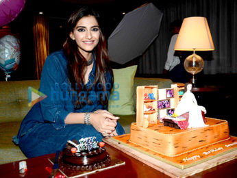 Sonam Kapoor celebrates her birthday with the media