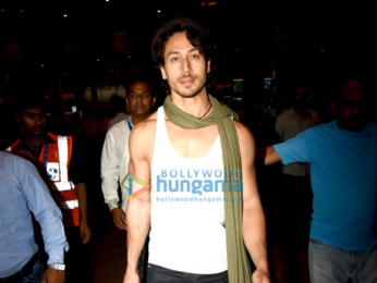 Tiger Shroff & Disha Patani arrive from Paris