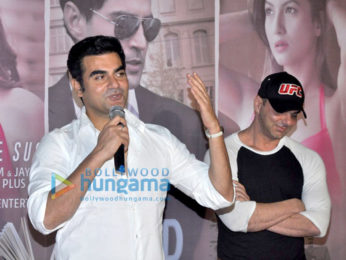 Rajeev Khandelwal & Gauahar Khan at the trailer launch of 'Fever'