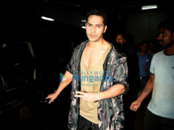 Varun Dhawan snapped at the promo song shoot for ‘Dishoom’