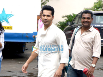 Varun Dhawan spotted at Mehboob Studio