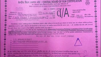 Udta Punjab’s censor certificate has a small twist
