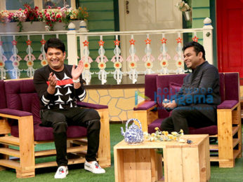A R Rahman snapped on sets of The Kapil Sharma show