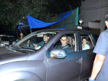 Aamir Khan watches 'Sultan' with Junaid, Ira and Dangal girls