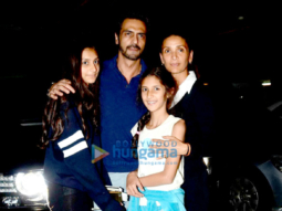 Arjun Rampal receives his wife & kids at the airport
