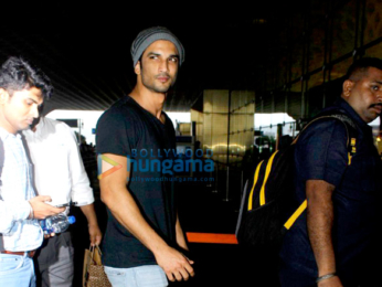 Arjun Rampal & Sushant Singh Rajput snapped at the airport