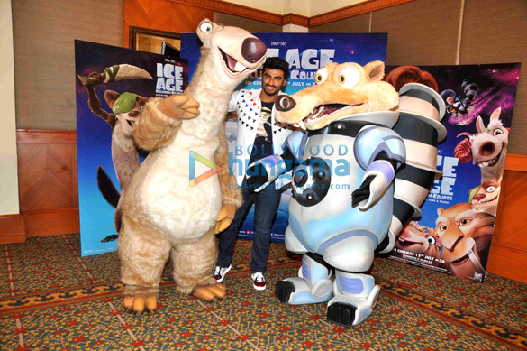 arjun at ice age collision course promotions 2