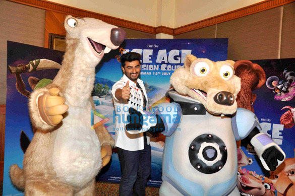 arjun at ice age collision course promotions 3
