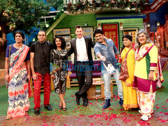 Brett Lee promotes his film on the sets of The Kapil Sharma Show