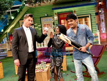 Brett Lee promotes his film on the sets of The Kapil Sharma Show