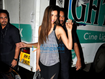 Deepika Padukone snapped post AD shoot in Mehboob Studio