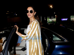 Deepika Padukone returns from Delhi