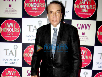 Dharmendra, Jackie Shroff & Ramesh Sippy at Savvy Honours 2016