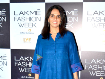 Evelyn Sharma & Anita Dongre at LFW model auditions