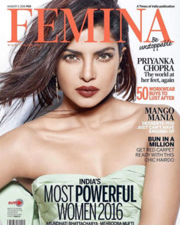 Priyanka Chopra On The Cover Of Femina