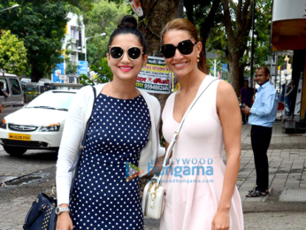 Gauahar Khan & Caterina Murino snapped in Bandra